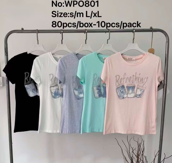 Bluzki damskie Roz S/M-L/XL, Mix Kolor Paczka 10 szt